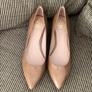 Vince Camino Nude Tan Kitten Heels